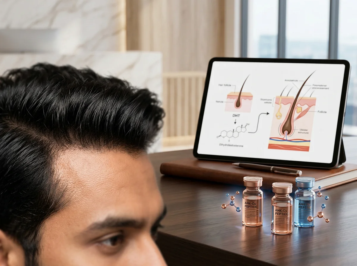 Hair Growth Studies Exploring The Potential Benefits Of Peptide Treatments